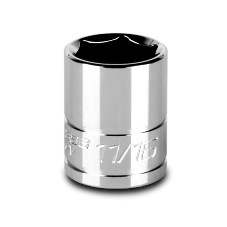 Capri Tools 3/8 in Drive 11/16 in 6-Point SAE Shallow Socket 1-2356